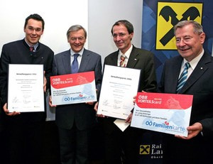 v.li. n. re.: Mag. Franz Schützeneder, Dr. Wolfgang Schüssel, Dr. Robert Struger, Dr. Ludwig Scharinger