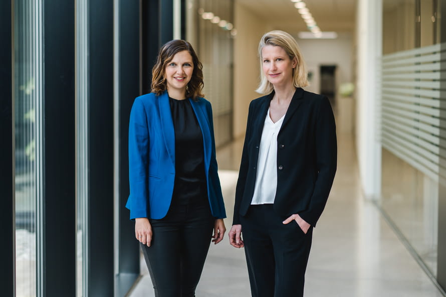 Bernadette Schmid-Metzler und Elisabeth Stiglitz teilen sich die Führung des Greiner Mediahouse
