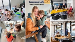 Coworking mit Kind - Vereinbarkeit leben in den Graumann-Lofts