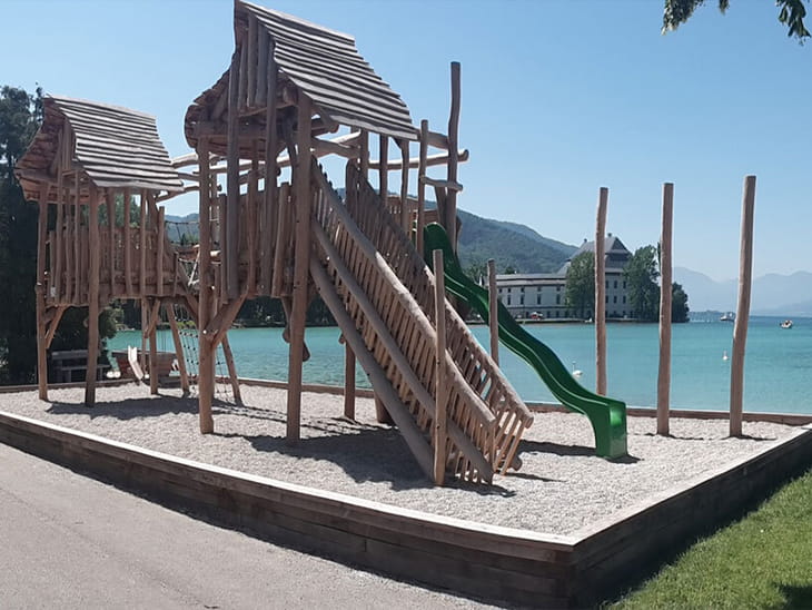 Seewalchen am Attersee Pfahlbauspielplatz