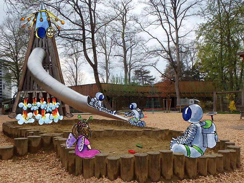 Wels Spielplatz Tiergarten