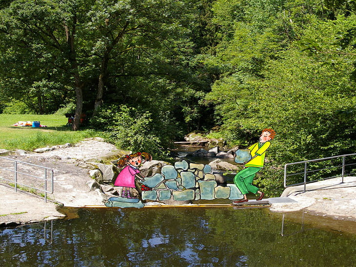 Gramastetten Spielplatz mit Illustration
