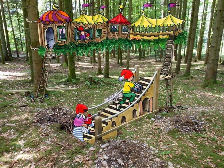 Schalchen Motorik-Zentrum mit Illustration