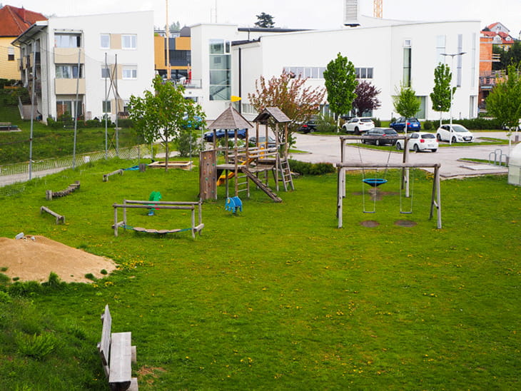 Lichtenberg Ortszentrum, Spielplatz Übersicht