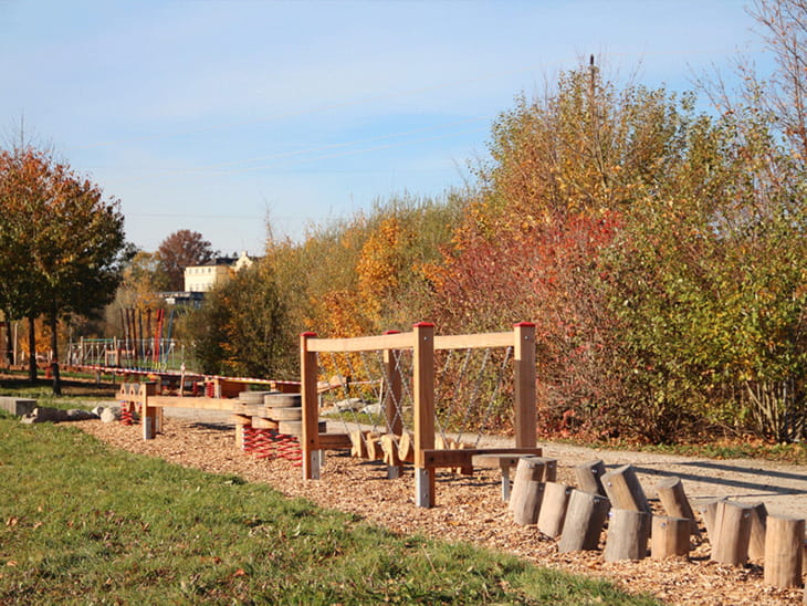 Ansfelden Motorikpark Übersicht