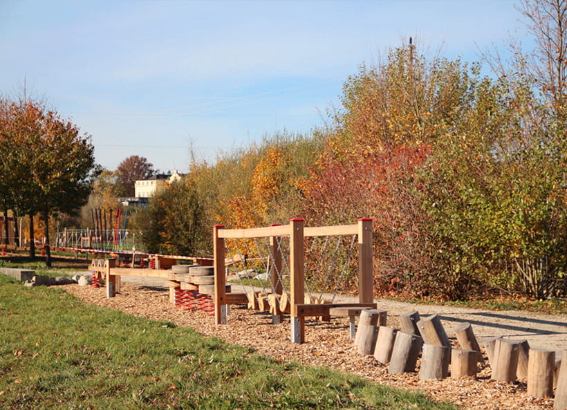 Ansfelden Motorikpark Übersicht