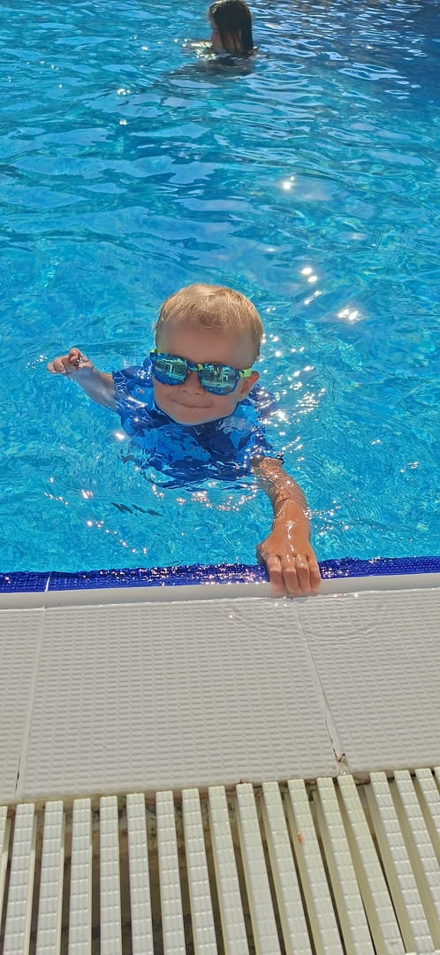No school, no work, just swim