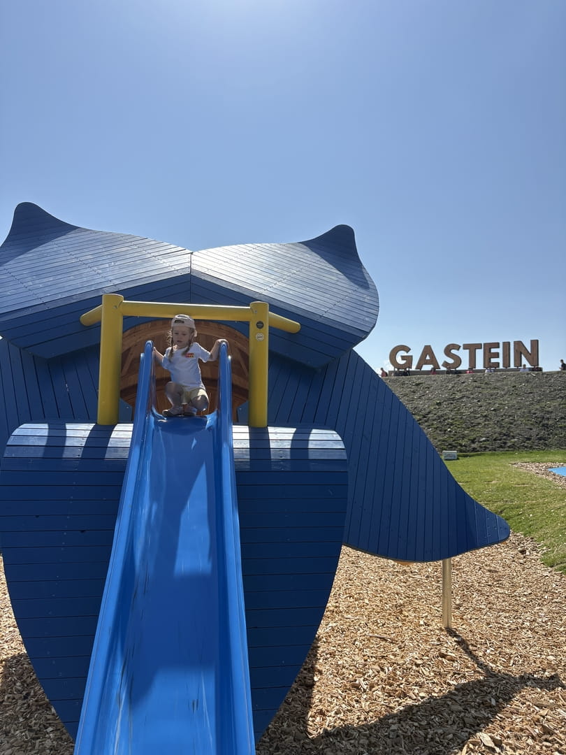 Den neuen Berg- Spielplatz der Schlossalmbahn Gastein ausprobieren :-)