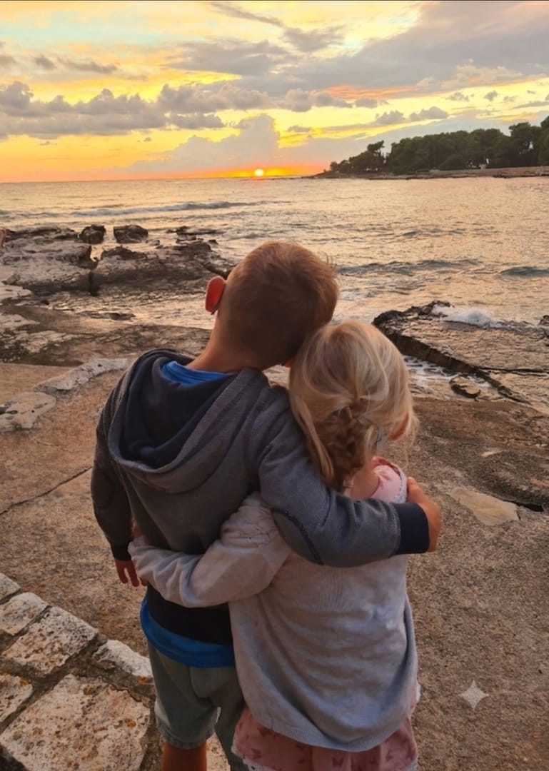 Sonnenuntergang in Kroatien