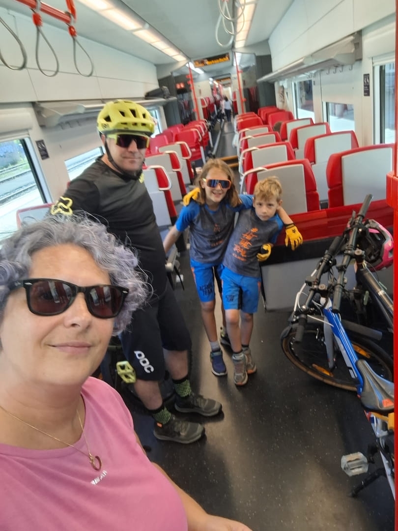 Mit Zug und Rad nach Obertraun