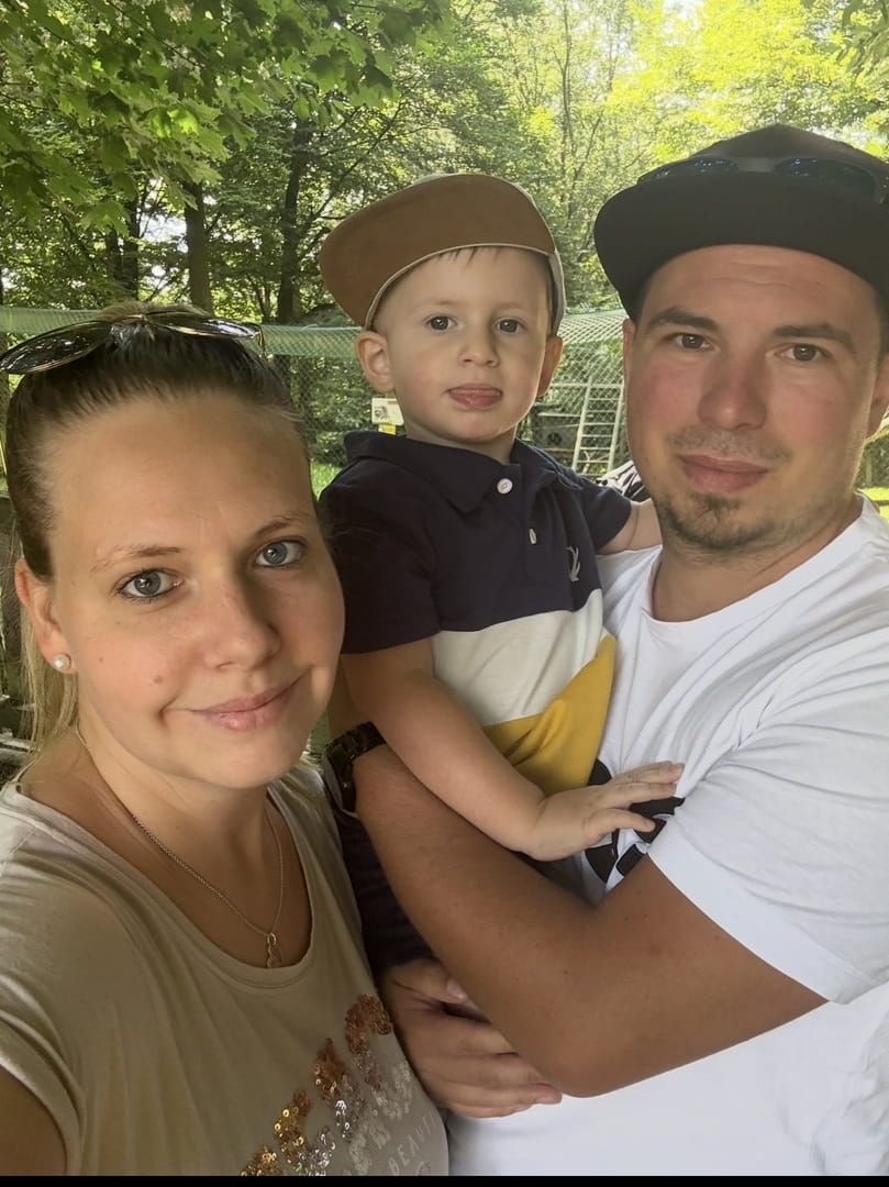 Tierpark familien foto