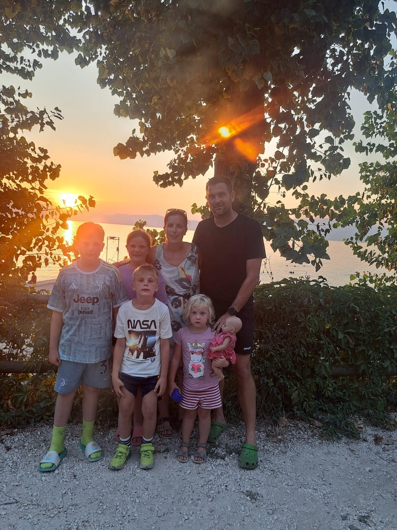 Familienglück am Gardasee - vier kleine Persönlichkeiten und ein Sonnenuntergang, den wir gemeinsam 