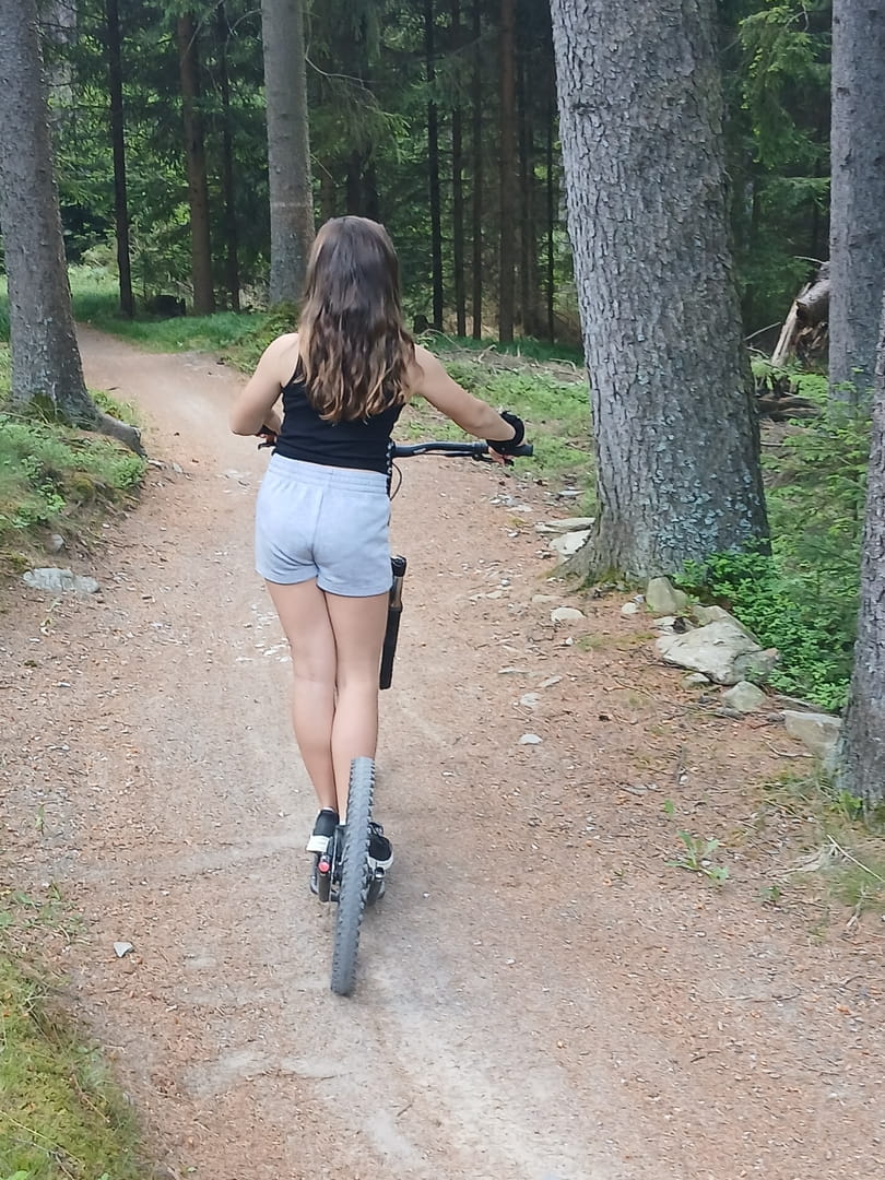 Downhill in Lipno