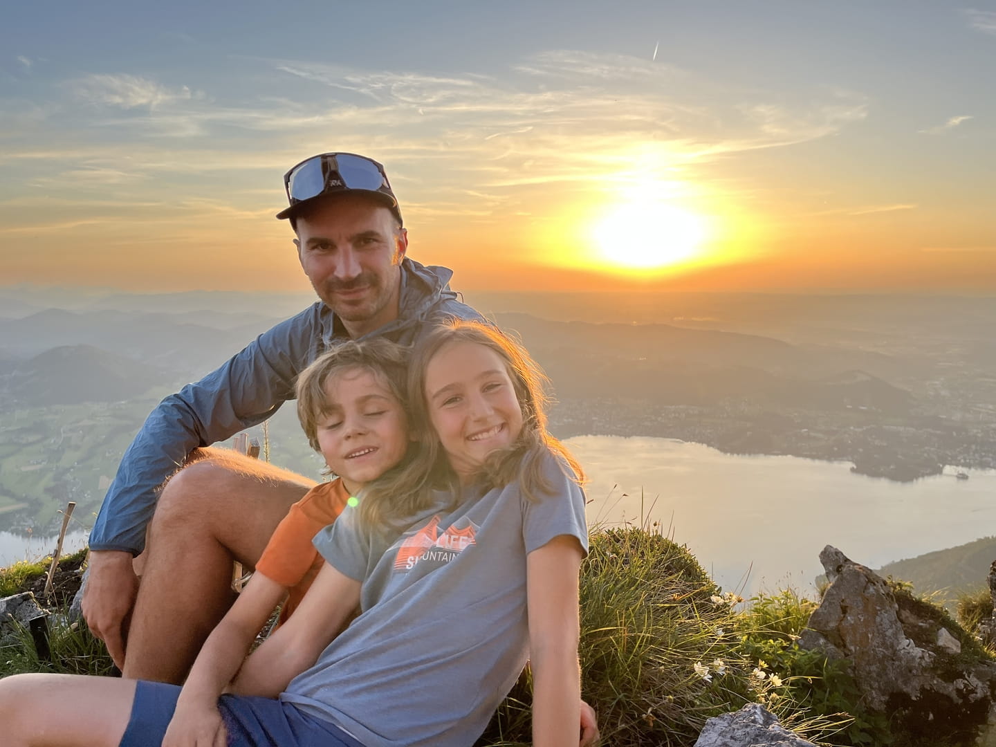 Sonnenuntergang am Traunstein 