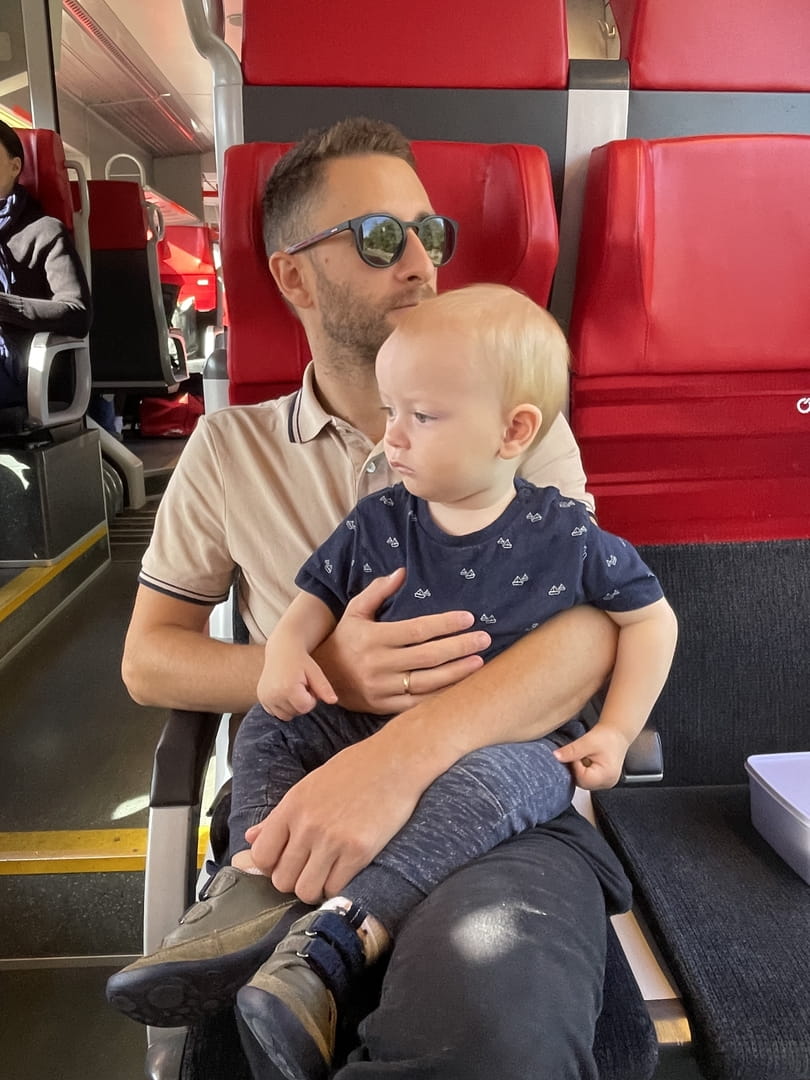 The first train ride