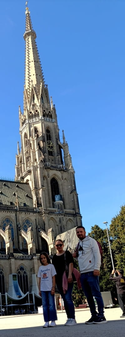 Herbstsonne am Mariendom in Linz