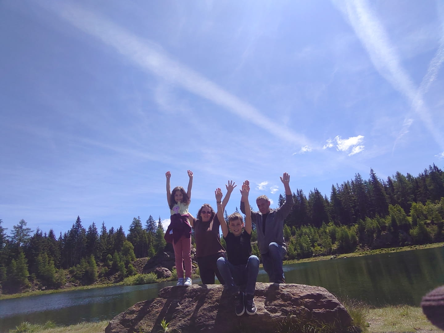 Urlaubsfreude am Hebalmsee in Kärnten 