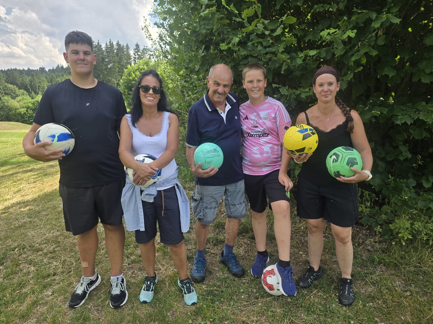 Soccer Golf im Böhmerwald zum 75. Geburtstag von Papa