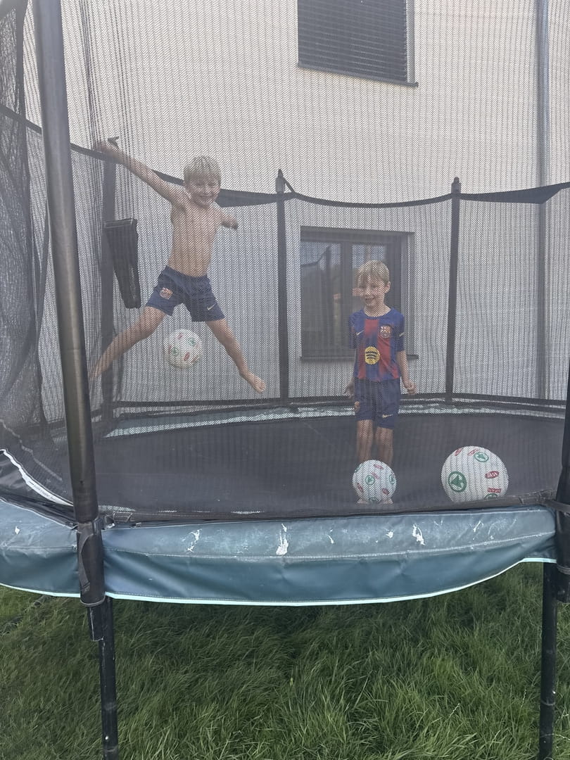 Spaß im Trampolin 