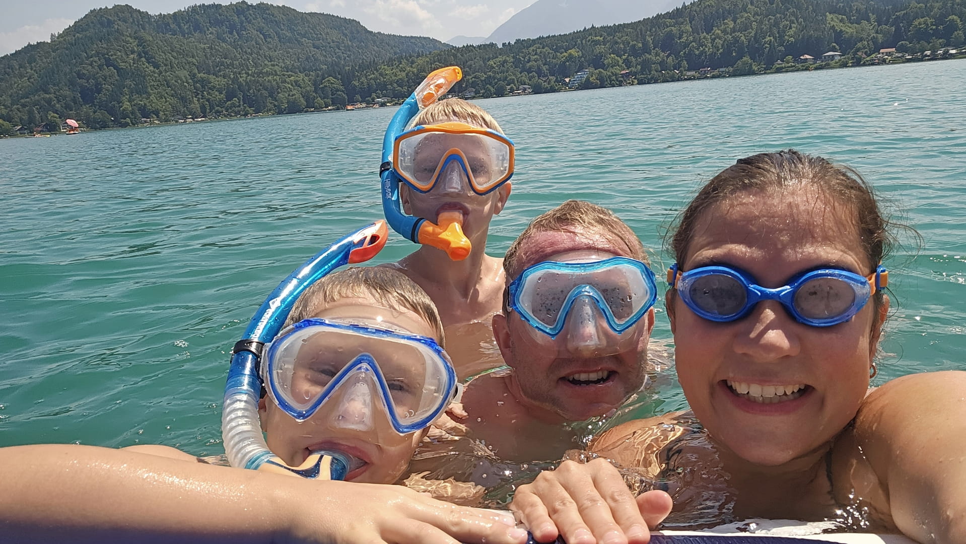 Schnorchelspaß am See
