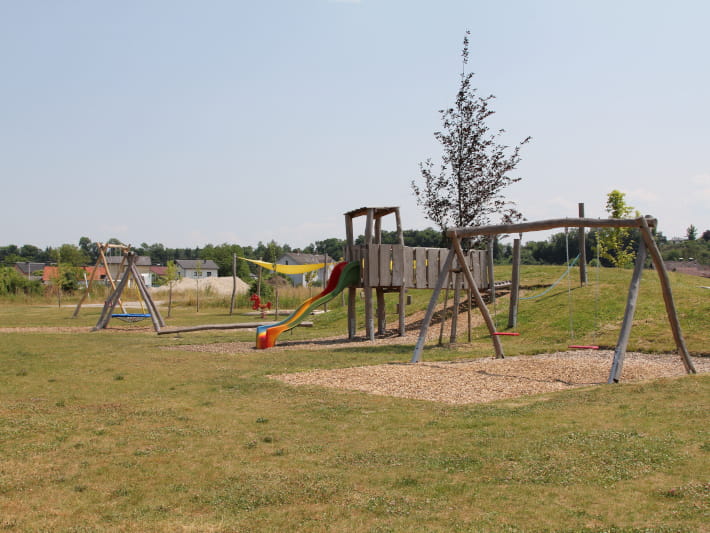 Stadl Paura, Spielplatz Flachsspinnereipark, Überblick