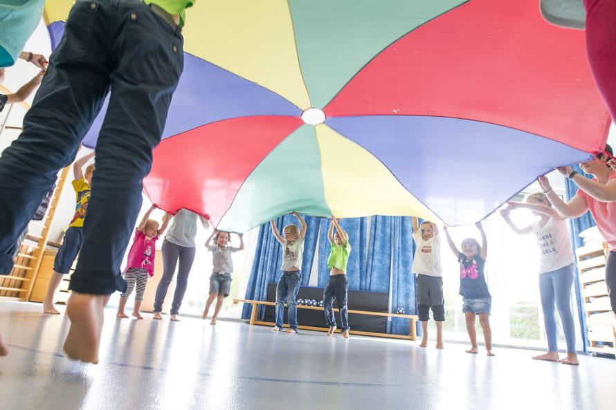Spiel und Spaß bei der Sommerkinderbetreuung