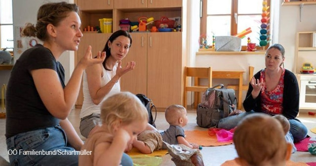 Babyzeichensprache Linz, Elter Kind Gruppen