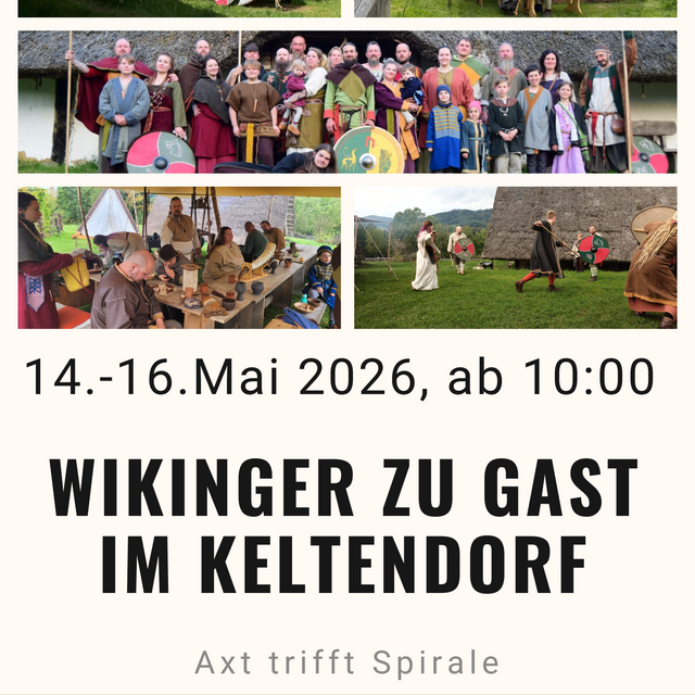 Wikinger zu Gast im Keltendorf Mitterkirchen 