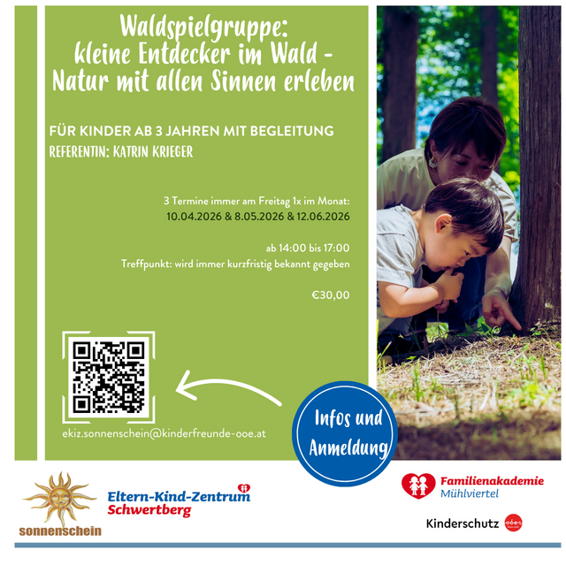 Waldspielgruppe: kleine Entdecker im Wald - Natur