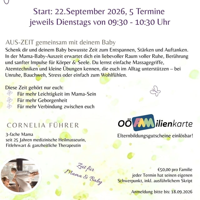 Mama - Baby - Auszeit 
