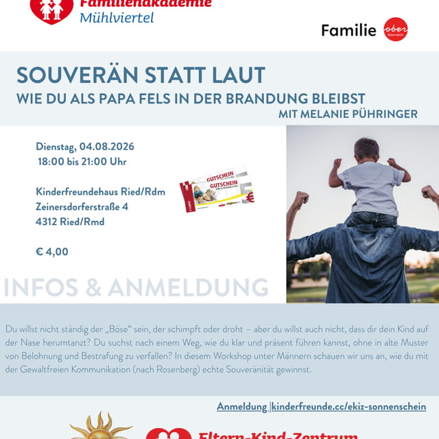 ELBI; H26-WR09, Souverän statt Laut, Elternweiterbildung, Papazeit, (Fels in der Brandung