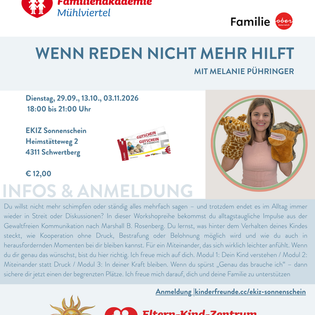 Wenn reden nicht mehr hilft  (3er Block)