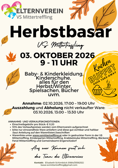 Foto zur Veranstaltung "Herbstbasar"