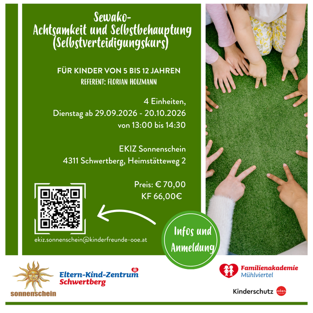Sewako - Achtsamkeit und Selbstbehauptung (Selbstverteidigung) 