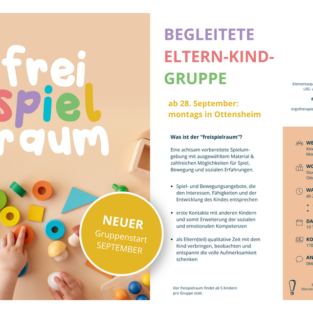 freispielraum: Begleitete-Eltern-Kind Gruppe
