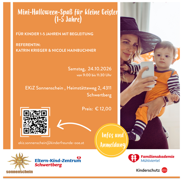 Mini-Halloween-Spaß für kleine Geister (1-5 Jahre)