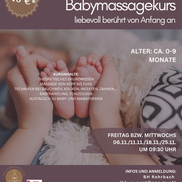 Babymassagekurs Simone Hauer